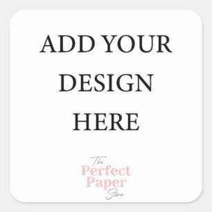 Prämienaufkleber, 3,5 Zoll Quadratischer Aufkleber