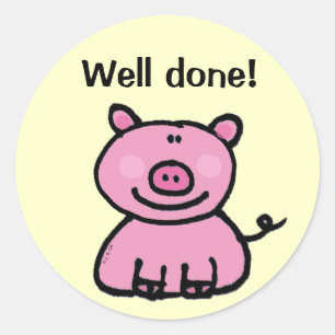 Prämienaufkleber (gut gemacht) runder aufkleber