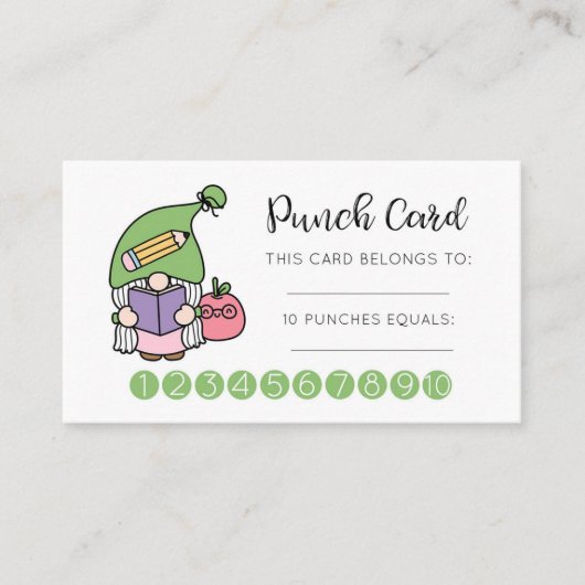 Prämienflugkarte für das Klassenzimmer Visitenkarte (Vorderseite)