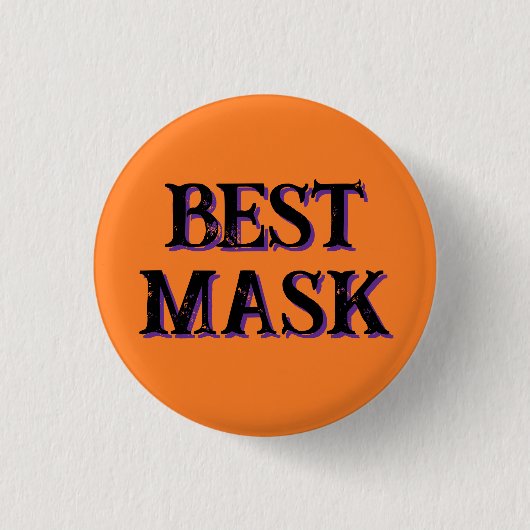 Prämientaste "Beste Maske" Button (Vorderseite)