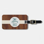 Prämientiefe für das Baumuster des Monogram-Muster Gepäckanhänger (Vorderseite horizontal)