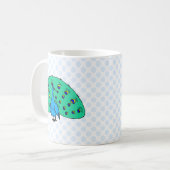 Pran Pfau Kaffeetasse (Vorderseite Links)