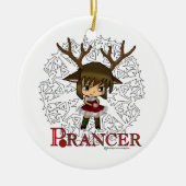 Prancer Keramik Ornament (Vorne)