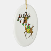 Prancer Keramik Ornament (Rechts)