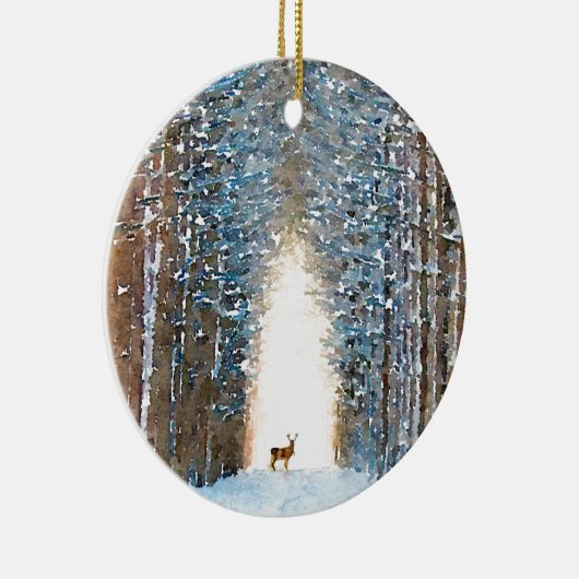 Prancer Keramik Ornament (Rechts)