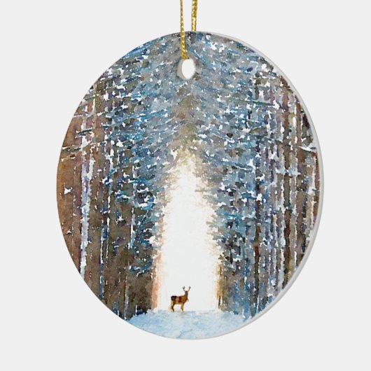 Prancer Keramik Ornament (Links)