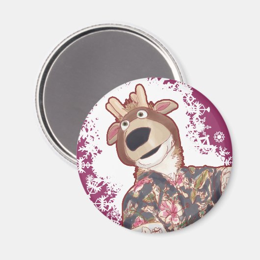 Prancer Magnet (Vorderseite/Rückseite)