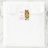 PRANCER REINDEE Small-Address-Umschlag Aufkleber (Tasche)
