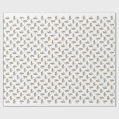 Prancer-Rentiere und Geschenke Geschenkpapier (Flach)