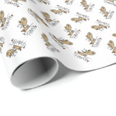 Prancer-Rentiere und Geschenke Geschenkpapier (Rolleneckpunkt)