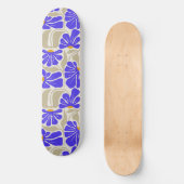 Prancha Skate Flower Skateboard (Vorderseite)