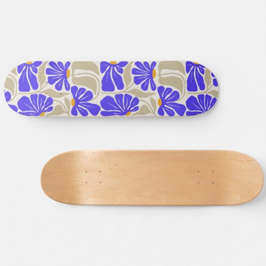 Prancha Skate Flower Skateboard (Horizontal)
