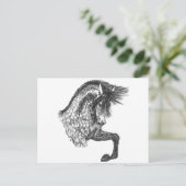 Prancing Andalusian Postkarte (Stehend Vorderseite)