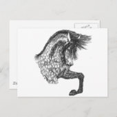 Prancing Andalusian Postkarte (Vorne/Hinten)
