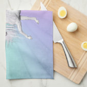 Prancing durch Positivität Geschirrtuch (Viertel Falte)