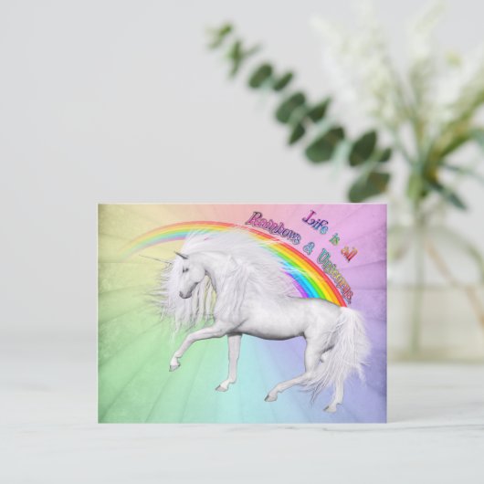 Prancing durch Positivität Postkarte (Stehend Vorderseite)