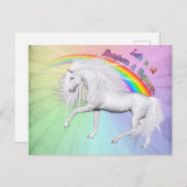 Prancing durch Positivität Postkarte (Vorne/Hinten)