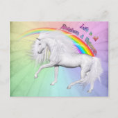 Prancing durch Positivität Postkarte (Vorderseite)