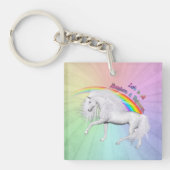 Prancing durch Positivität Schlüsselanhänger (Vorderseite)