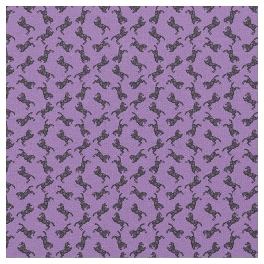 Prancing Pferd Western Reittier CUSTOM FARBE Stoff (Nahaufnahme)