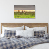 Prancing Pferde Leinwand (Insitu (Schlafzimmer))
