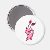 Prancing pink Aisha Magnet (Vorderseite/Rückseite)