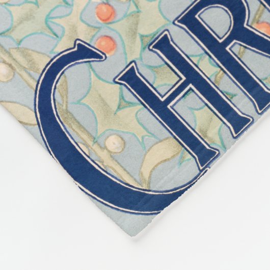 Prang's Christmas Card (ca. 1886)  Fleecedecke (Ecke)