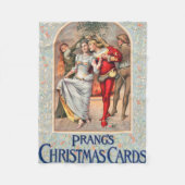 Prang's Christmas Card (ca. 1886)  Fleecedecke (Vorderseite)
