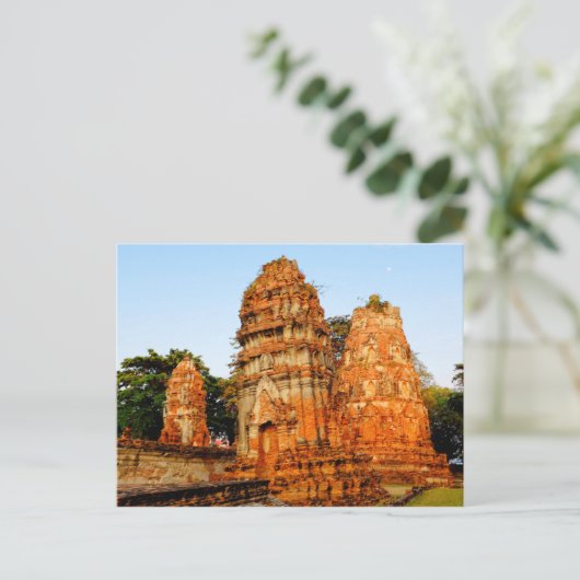 Prangs in Wat Mahathat Postkarte (Stehend Vorderseite)