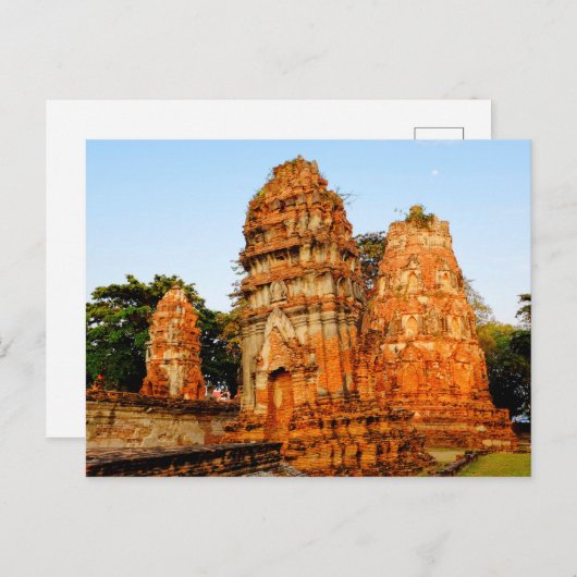 Prangs in Wat Mahathat Postkarte (Vorne/Hinten)