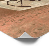 Prang's Valentine Cards AD, Woman & Cherubs Poster (Ecke)