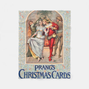 Prang's Weihnachtskarte (ca. 1886)  Fleecedecke