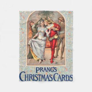 Prang's Weihnachtskarte (ca. 1886)  Fleecedecke