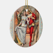 Prang's Weihnachtskarte (ca. 1886)  Keramik Ornament (Rechts)