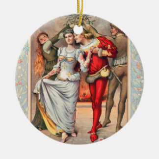 Prang's Weihnachtskarte (ca. 1886)  Keramik Ornament