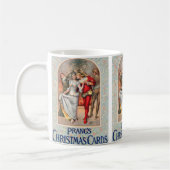 Prang's Weihnachtskarte (ca. 1886) Tasse (Links)