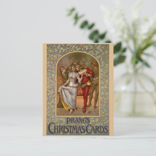 Prang's Weihnachtskarten Feiertagspostkarte (Stehend Vorderseite)