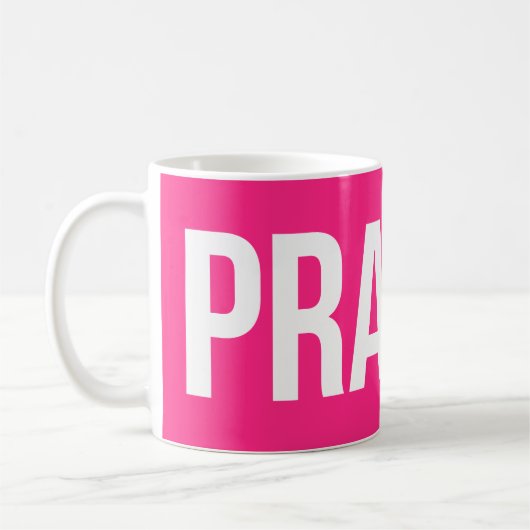 Prangy rosa Tasse (Links)