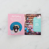 Prank Birthday Einladung, Einhorn Liebe, benutzerd Einladung (Innenseite)