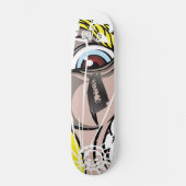 Prank City hat Augen Skateboard (Vorderseite)