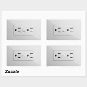 Prank Electrical Outlet Sticker Funny April Narren (Blatt)