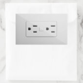 Prank Electrical Outlet Sticker Funny April Narren (Tasche)