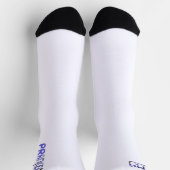 PRANKER Unisex Socks TrendAbstract Lavendel Violet Socken (Oben)