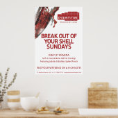 Pranna Sonnays Lighter Red Poster (Küche)