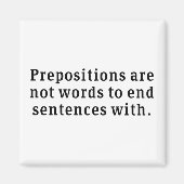 Präpositionen Magnet (Vorne)