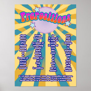 Präpositionen Poster