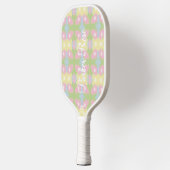 Präppy-Aquarell Pickleball Schläger (Links)