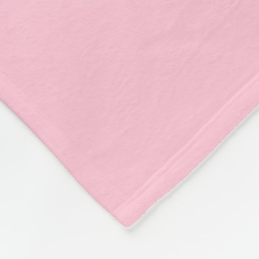 Präppy-Pink-Monogramm-Bezeichnung Blankon Fleecedecke (Ecke)