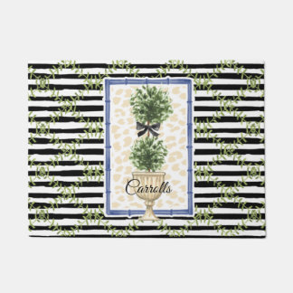 Präppy Topiary Doormat Fußmatte