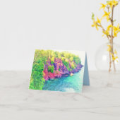 PRÄQUE ISLE KLEINE GREETKARTE KARTE (Gelbe Blume)